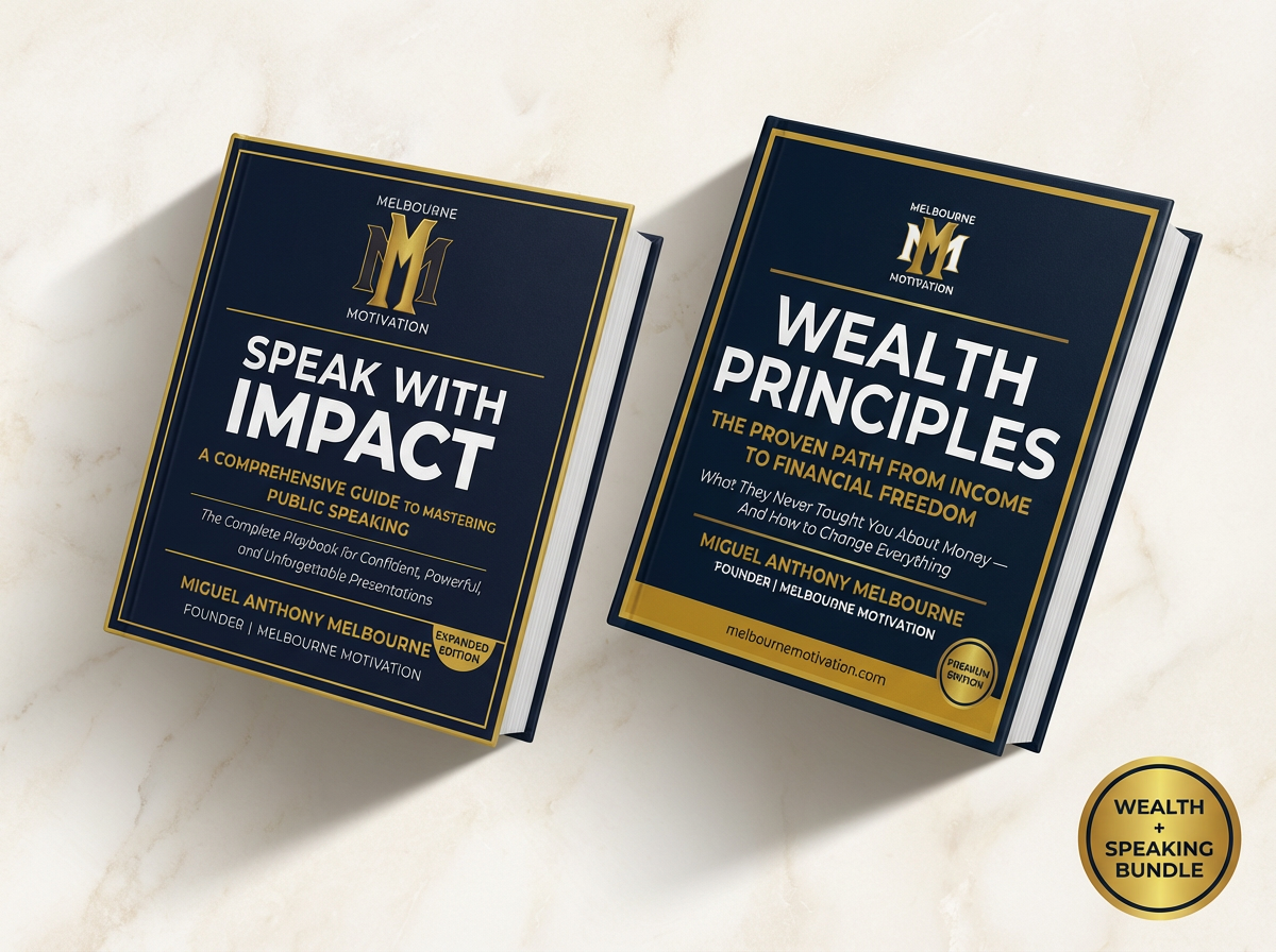 Melbourne Motivation Wealth + Speaking Bundle