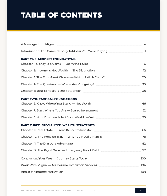 Wealth Principles: The Proven Path from Income to Financial Freedom