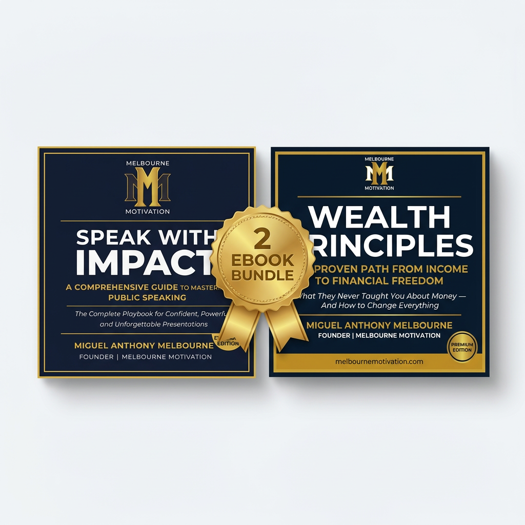 Melbourne Motivation Wealth + Speaking Bundle